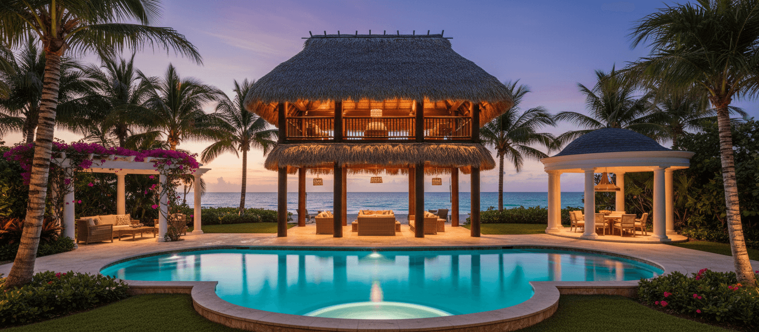Tiki Huts vs Pergolas vs Pavilions